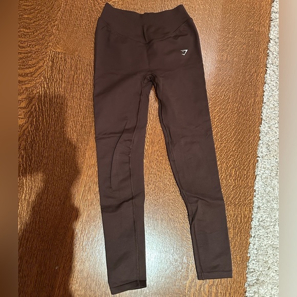Shadow Brown Gymshark Leggings size Small - Picture 2 of 3